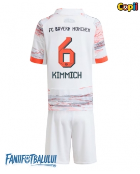 Bayern Munich Joshua Kimmich #6 Echipament de Fotbal Replică 2025-26 Copii Deplasare (+ Șorturi)